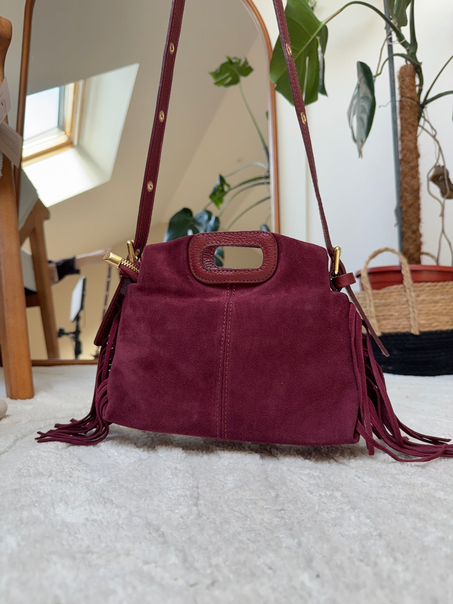 Sac Alix bordeaux S