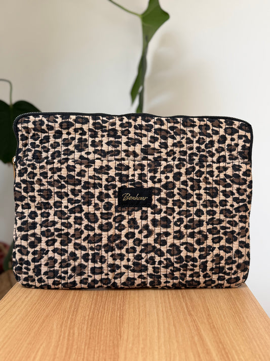 Pochette ordinateur Léopard
