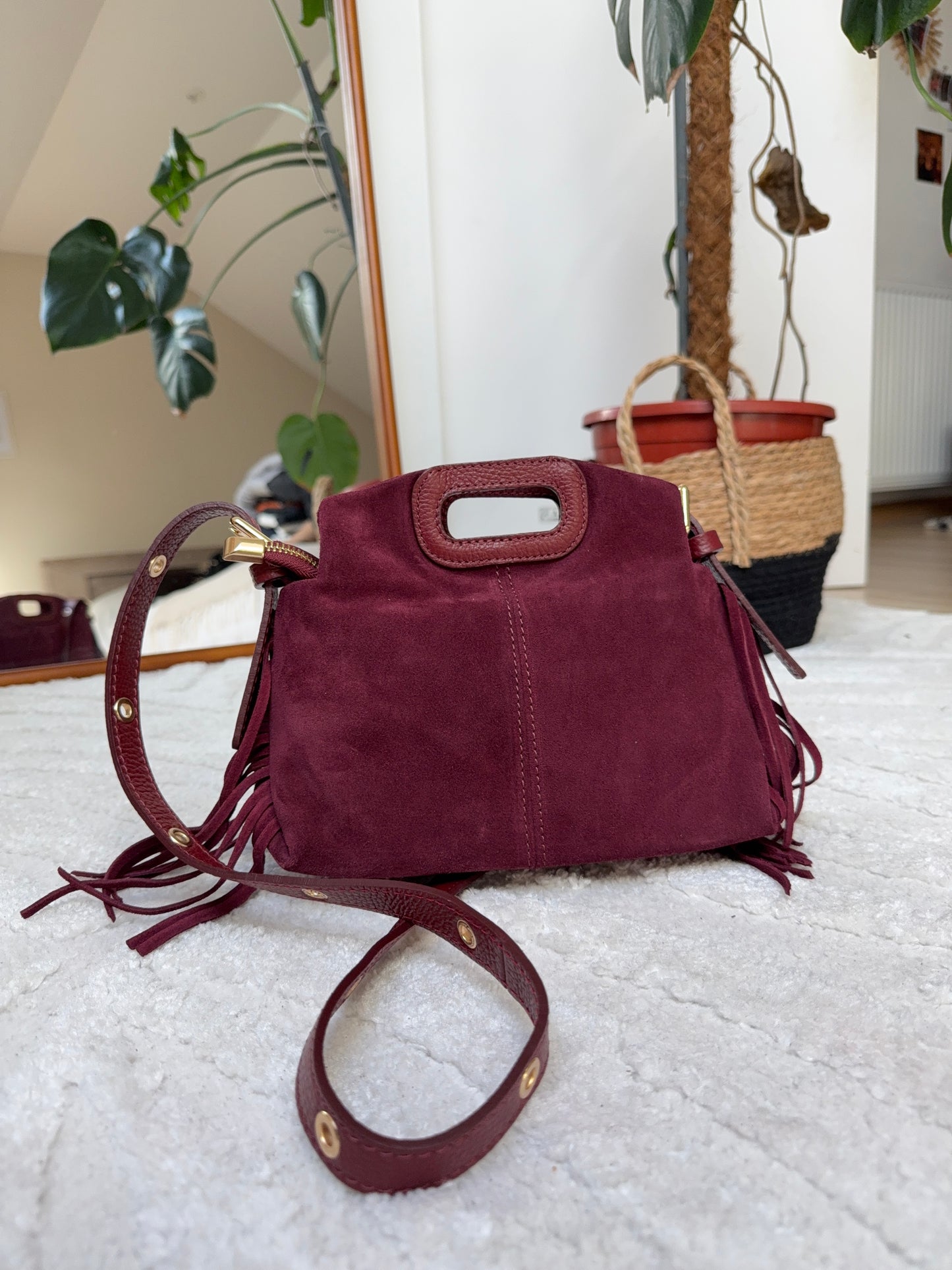 Sac Alix bordeaux S