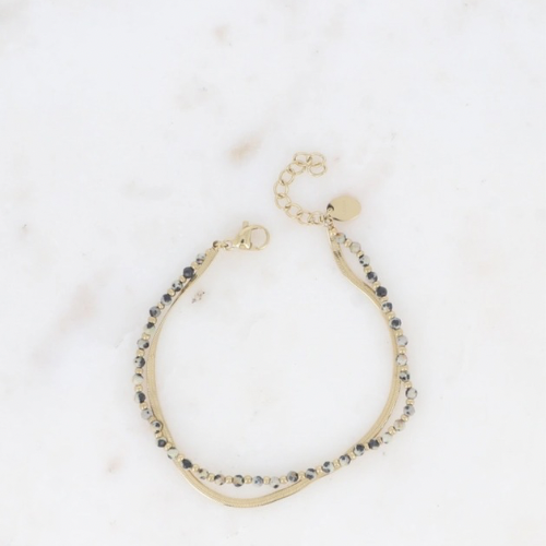 Bracelet 2 rangs Rosalie