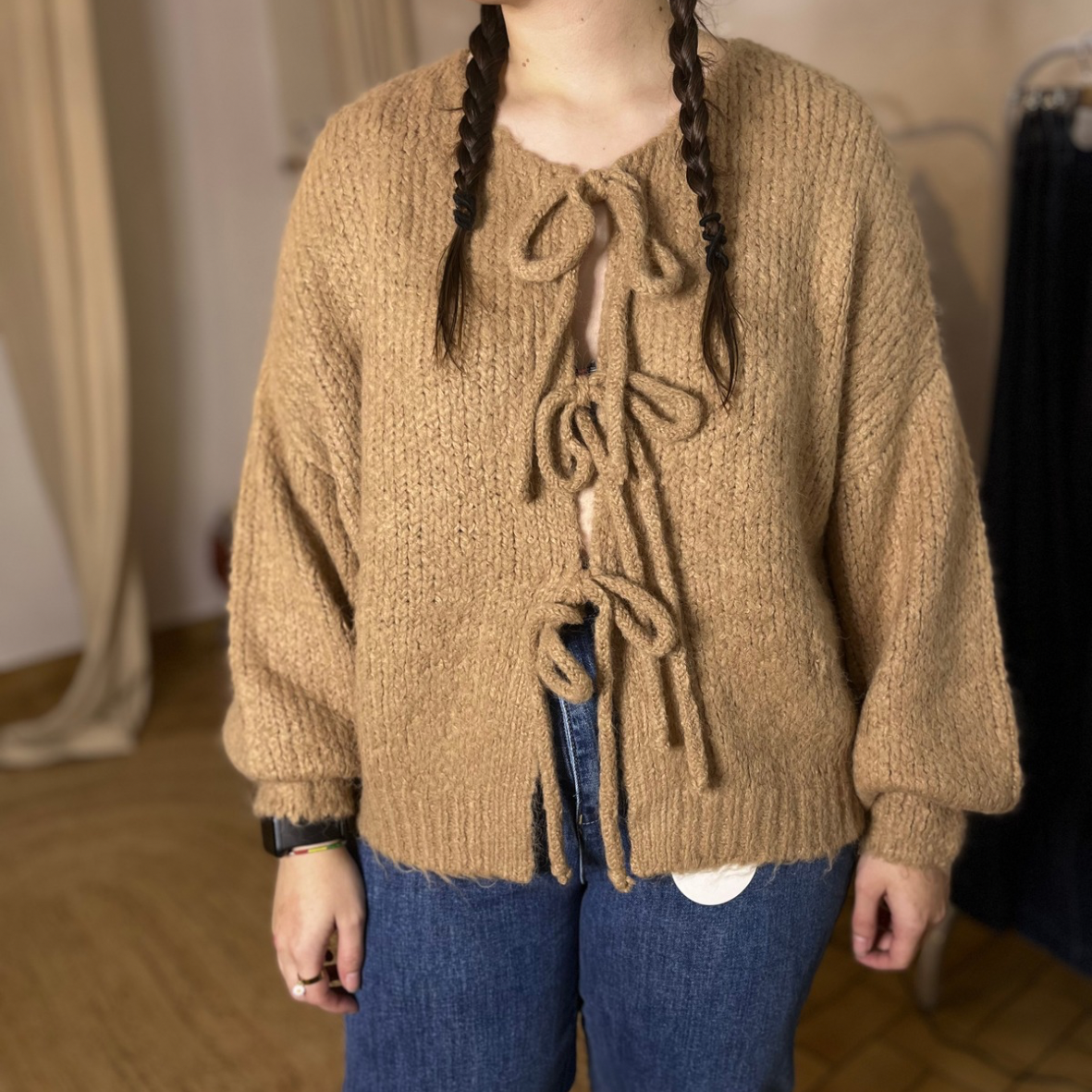 Gilet à noeud nuage